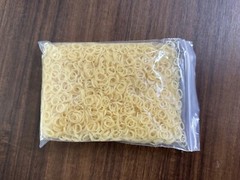 5000Pcs/pack Dental Orthodontic Elastics Ligature Ties Rubber Bands Yellow