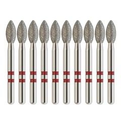 Zirconia Diamond Burs Dental Adjustment FG Round End Taper Cylinder Football