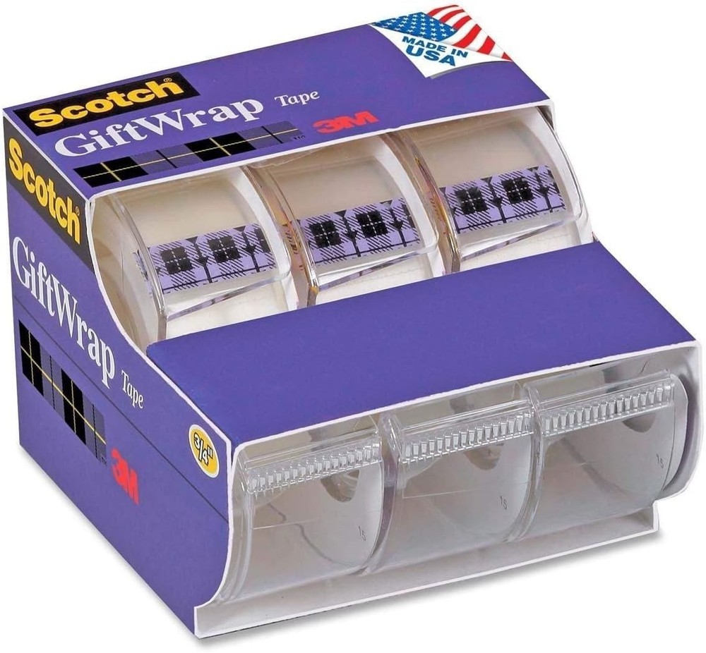 Wrap Tape, 0.75 x 300 Inches, 6 Pieces