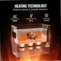 40kHz 60L Degassing Ultrasonic Cleaner Stainless