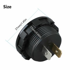 12V-24V Car Marine Motorcycle Touch LED Digital Voltmeter Voltage Meter Battery