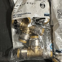 24 Sharkbite Max Push T Connect 1/2” x 1/2” x 1/2” Tee New 5233325 (338)