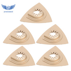 5Pack Oscillating Tool Blades Universal Triangular Carbide Grit Rasp Blades