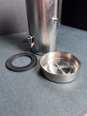 SDLAtlas Ball Grinding Jar with Lid Clamp, Lid, and Gasket 1200 ml 2 Jars