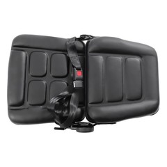 NEW UNIVERSAL FORKLIFT SEAT FITS CLARK CAT HYSTER YALE TOYOTA MITSUBISHI BLACK