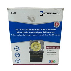 Intermatic T101M 24-Hour Mechanical Time Switch Mechanism Only 120V 40A SPST New