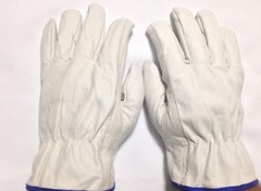 12 Pair Pack Cow Hide Grain Leather Driver, work ,safety golves Size (XL)
