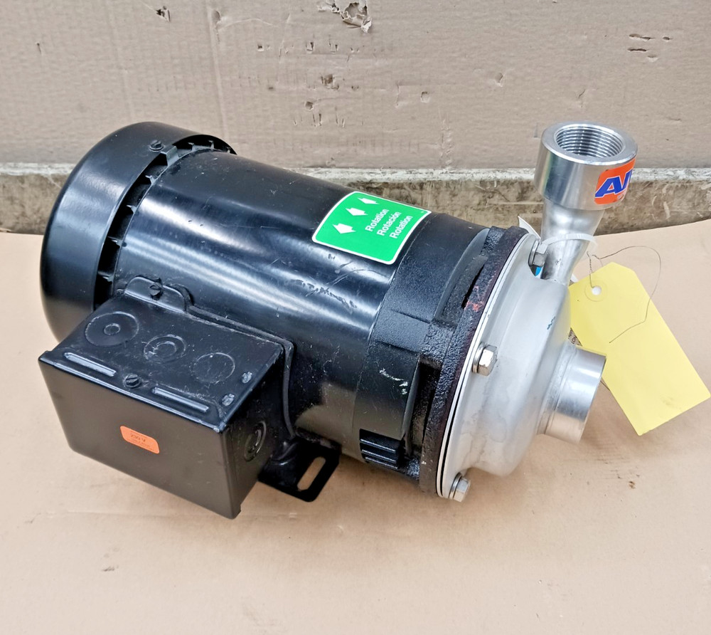New AMT 1 Hp Stainless Steel Centrifugal Pump 1-1/2″ x 1-1/4″ Npt 5483-98