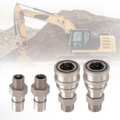 Hydraulic Quick Coupler Set for AGT Chinese Mini Excavators M14-M16 w/ Valve