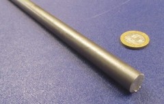 1045 Steel Rod (.500″) – 1/2″ Diameter x 2 Foot Length, 3 Units