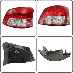 Passenger Tail Light Assembly Red Clear Lens for 2007-2011 Yaris Sedan TO2819133