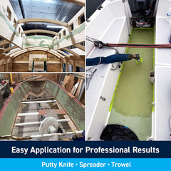 Totalfair Marine Epoxy Fairing Compound for Fiberglass, Wood, Aluminum and Steel
