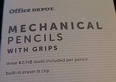 Office Depot LOT OF 48 Mechanical Pencils W/ Grips ~ 0.7mm # 2 Leads