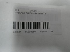 Yaskawa SGMDH-12A2A-YR13 Servo Motor 1150w 2000rpm 5.49nm 200v-ac