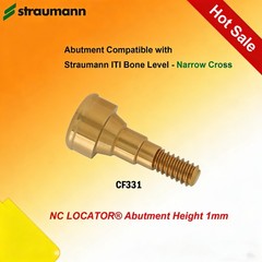 Dental Titanium Abutment Fit Zest Locator Legacy Anchor & Straumann Bone Level