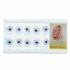 10 Pcs Oral Dental Teeth Crystal Ornaments Jewelry Tooth Gems Ornaments 2.0mm
