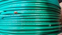 MTW 8 GAUGE AWG GREEN COPPER STRANDED WIRE ‘175 FT MADE IN USA