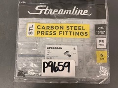 Streamline STL-G Press x Press x Press Carbon Steel 1½” Fitting Tee # CP04084G