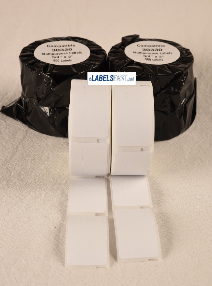 Compatible Dymo 30330-500 Return Address Labels/Roll-Label Size 3/4″ x 2″