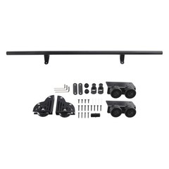 Rolling Library Sliding Ladder Hardware Kit with Brake 3.3FT Round Tube.