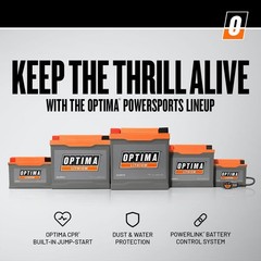 OPTIMA® QUAD14 ORANGETOP® Lithium – Built-in Engine Start Reserve with BMS and P