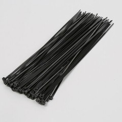 Self-Locking Cable Ties Nylon Plastic Wire Width 4.6mm Zip Tie Cord Strap B/W