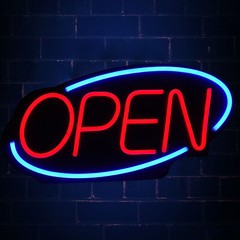 LED Open Sign Bright Neon Light Large for Restaurant Bar Pub Shop Store Business