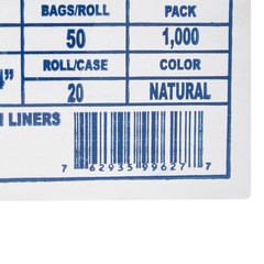 McKesson Trash Bag Light Duty 24 x 24″ 10 gal. 5 Mic. Case of 1000