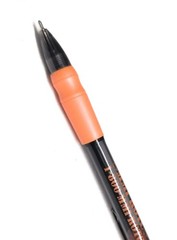 20 Misprint Click Pens MAXGLIDE Hub Pen Lot ORANGE Thick Rubber Grip BLUE INK