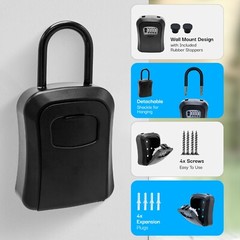 ABS Non-Metal Lock Box for Keys – Secure, Durable, Weather-Resistant Storage