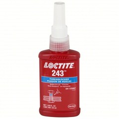 Loctite 243 Medium Strength Blue Threadlocker, Part No. 1329467