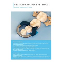 Dental Matrix Bands Ring Sectional Matrice Clamp Fit Garrison Palodent V3 System