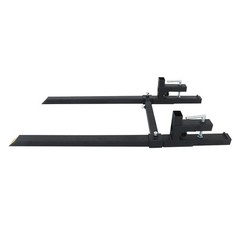 Tractor Bucket Clamp On Pallet Forks 60″ 2000lbs With Adjustable Stabilizer Bar