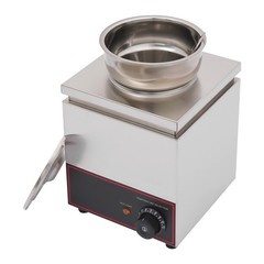 150W Electric Cheese Sauce Warmer Dispenser Stainless Steel Hot Fudge Heater