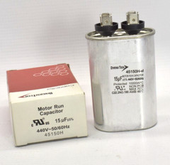 DiversiTech Motor Run Capacitor 45150H-vi, 15uF +5% 440V~50/60Hz