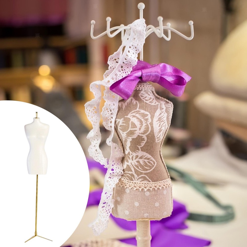 Mini Mannequin Model Miniature Doll Clothes Stand Modern Practical Compact
