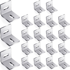 18 Pcs 1X1 Inch Heavy Duty Wood Table Top Expansion Bracket Steel Z Clips Fasten