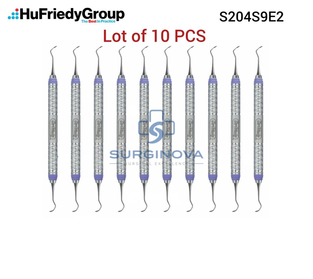 Hu-Friedy S204S9E2 EverEdge 2.0 #204S Double End Sickle Scaler #9 Handle