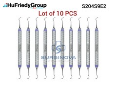 Hu-Friedy S204S9E2 EverEdge 2.0 #204S Double End Sickle Scaler #9 Handle
