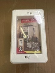 Arlington DVFR1 W-1- Indoor IN Box Recessed Electrical Box – White