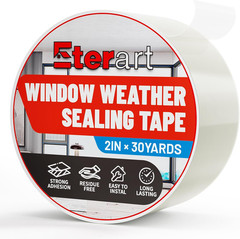 Transparent Weatherproof Seal Tape 2″ X 30 Yards, High Strength Waterproof Se…