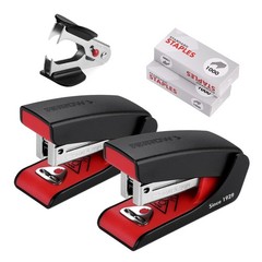 Arrow 2PCS Mini Staplers with Staples 16 Sheets Capacity for Daily Office School