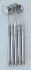 10 PCS Dental Mouth Mirror #5 Unique Hollow Handle Dental Instruments Dentist
