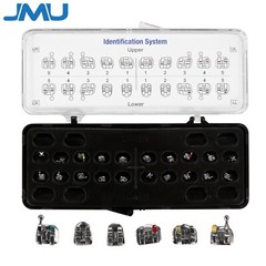 20/Set Ortho Metal Brackets Brace Mini & Standard Roth/MBT .022/.018 Hooks 3-4-5