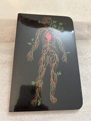 Anatomy Circulatory System Cover blank book journal, note book, copy book
