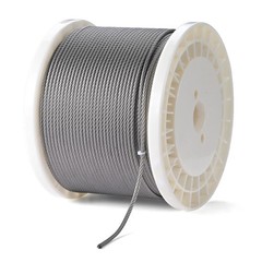 Yescom 500Ft 3/16″ T316 Stainless Steel Cable 7×19 Aircraft Wire Rope Railing