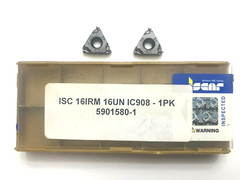 ISCAR 16IRM 16 UN IC908 – threading inserts -#5901580 – (2) pieces – NOS