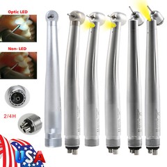 Dental (LED E-generator) High Speed Handpiece Push Button 2Holes/4Holes Surgical
