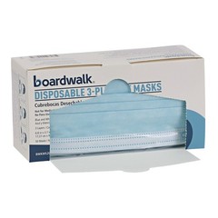 Boardwalk MS2000 3-Ply General Use Face Mask – Blue (2000/Carton) New