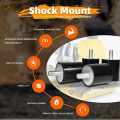 Upgraded Compactor Rubber Shock Mount 4 Pack-Compatible with Wacker Neuson Plate